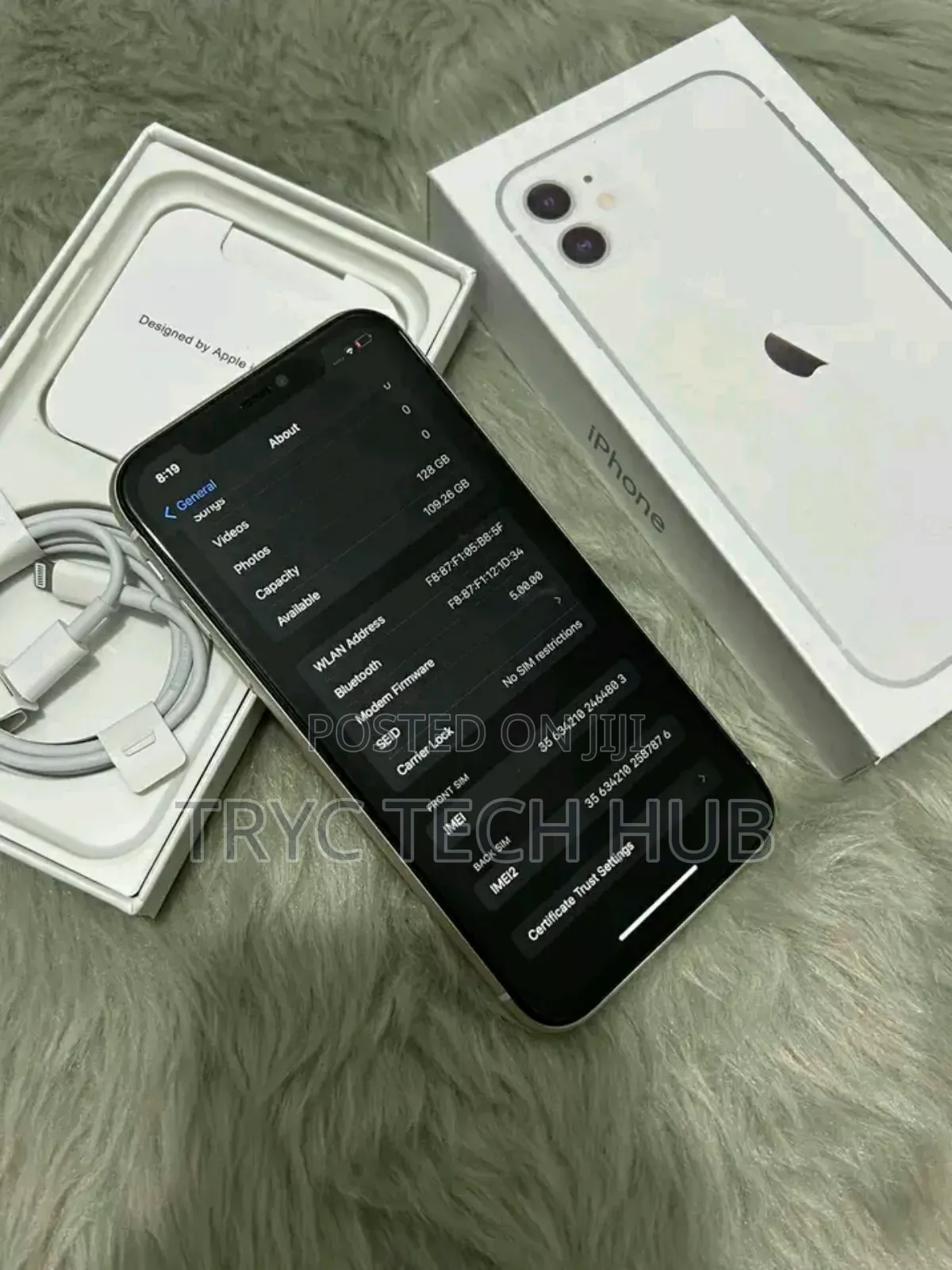 New Apple iPhone 11 128 GB White