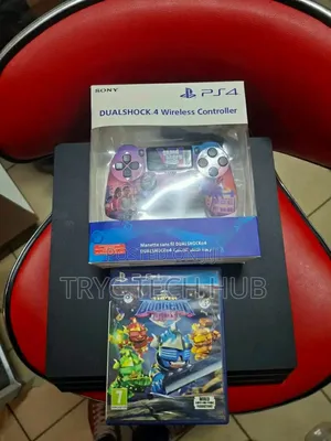Play Station 4 Pro With Two Games