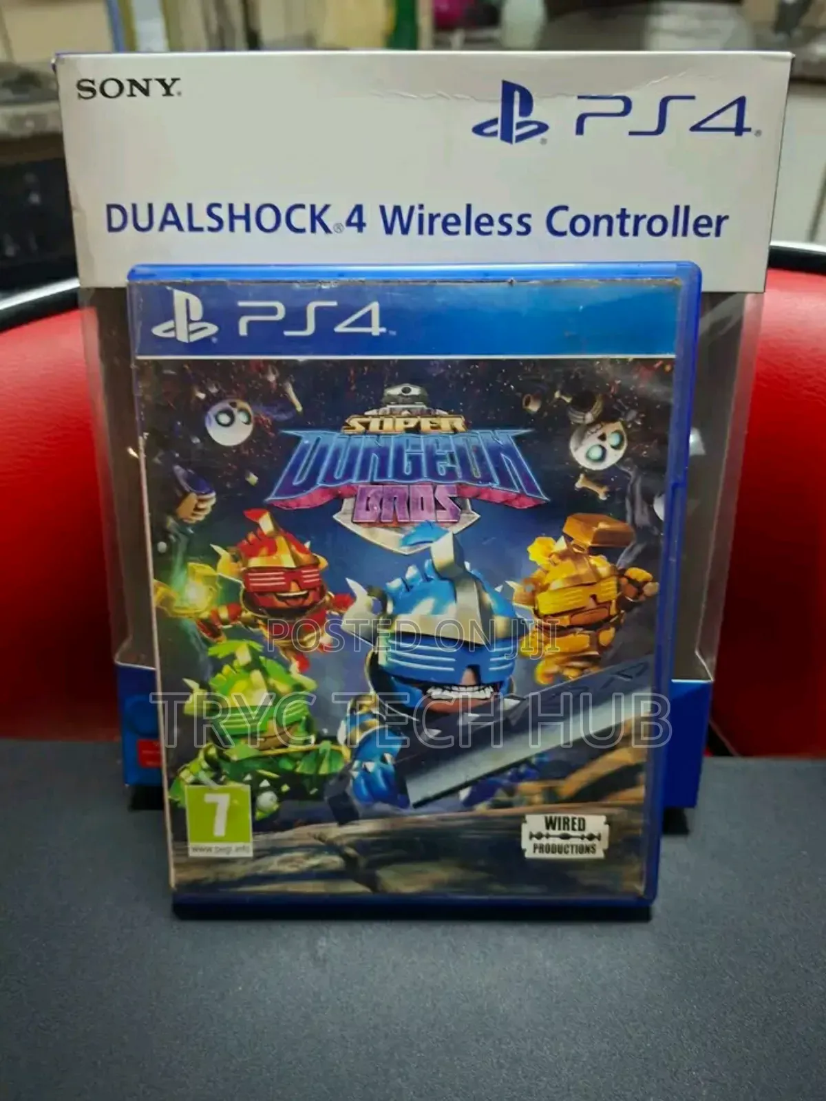 Play Station 4 Pro With Two Games