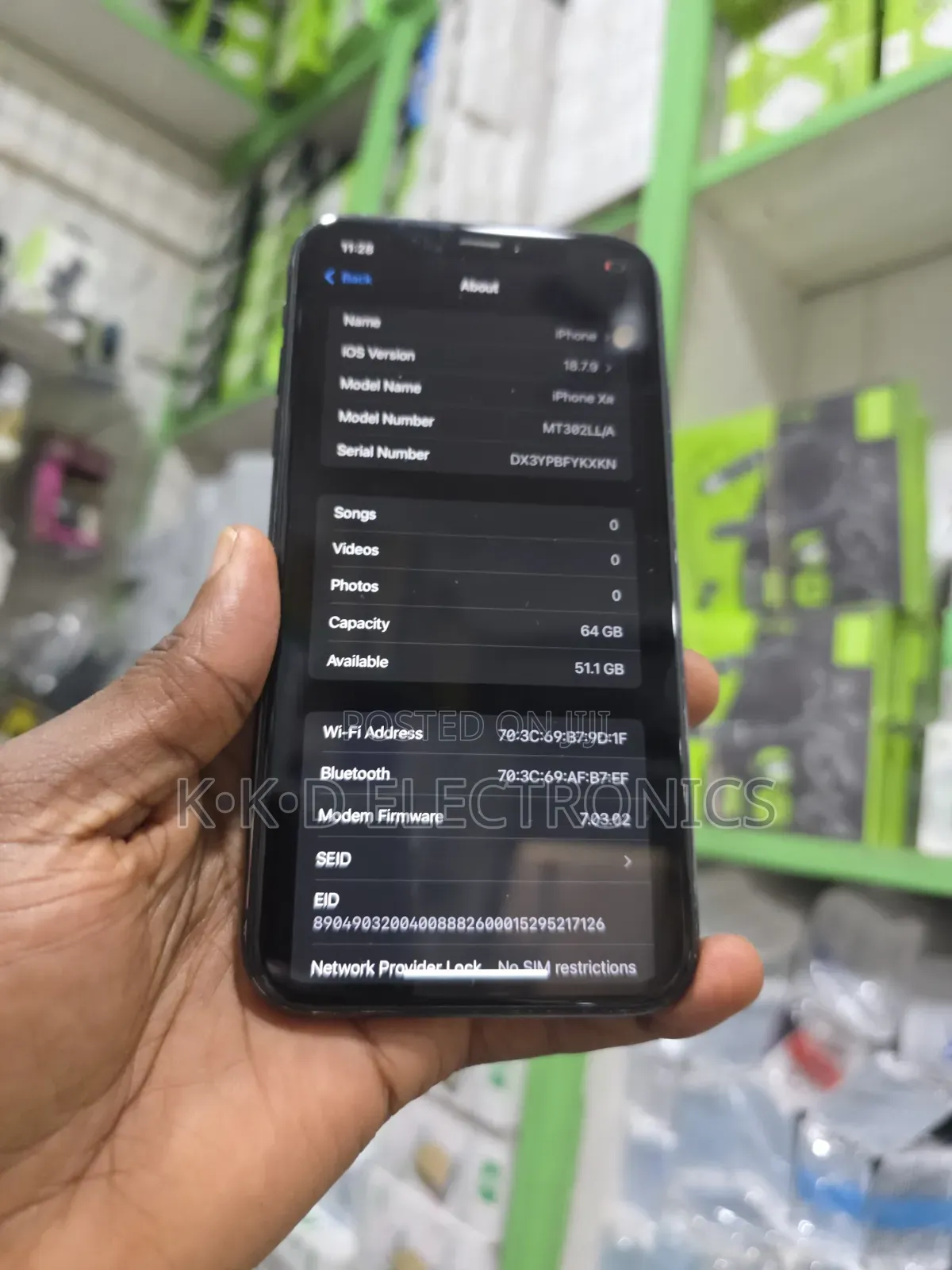 Apple iPhone XR 64 GB Black