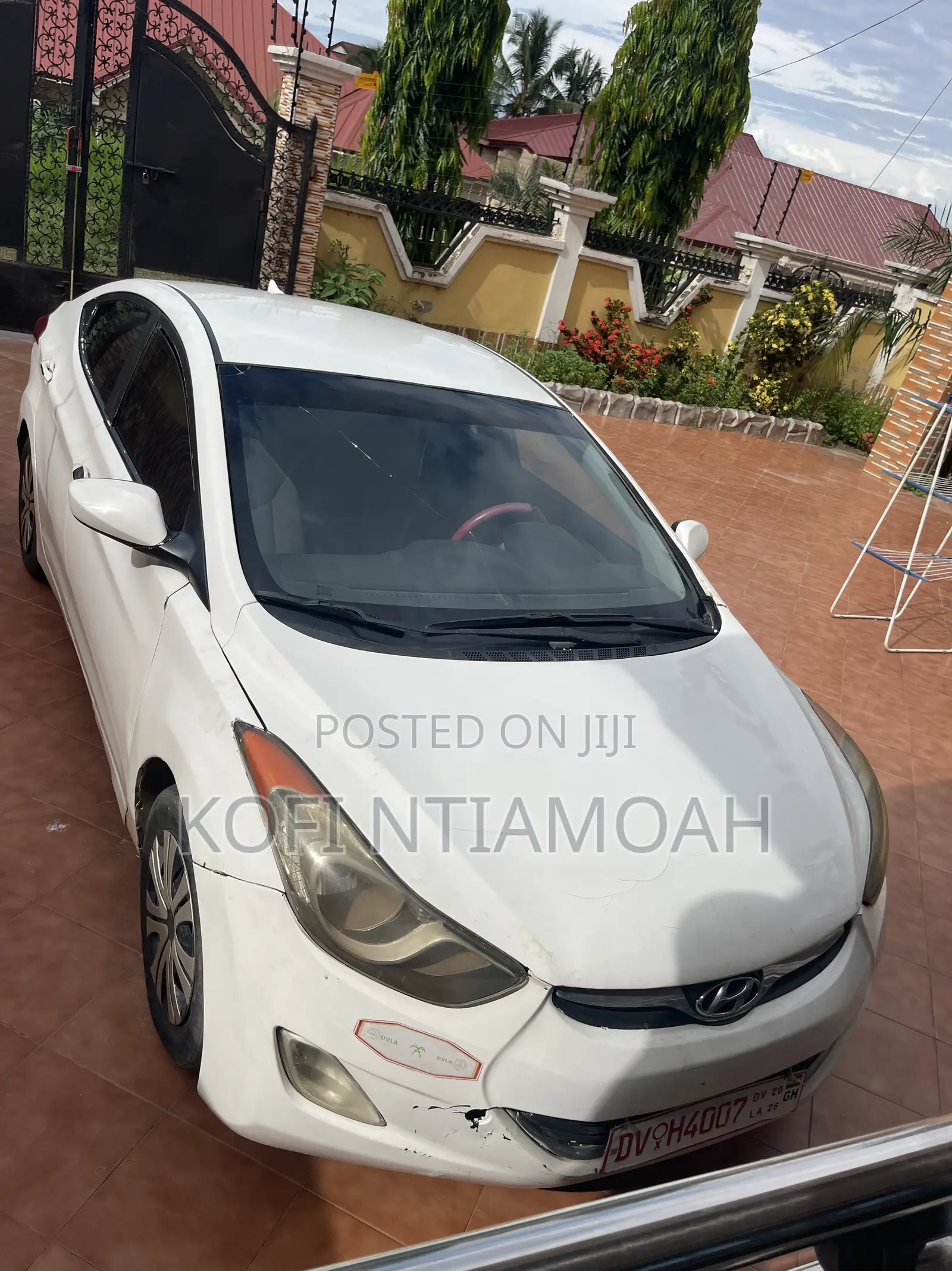 Hyundai Elantra GLS Sedan FWD (1.8L 4cyl 6M) 2013 White