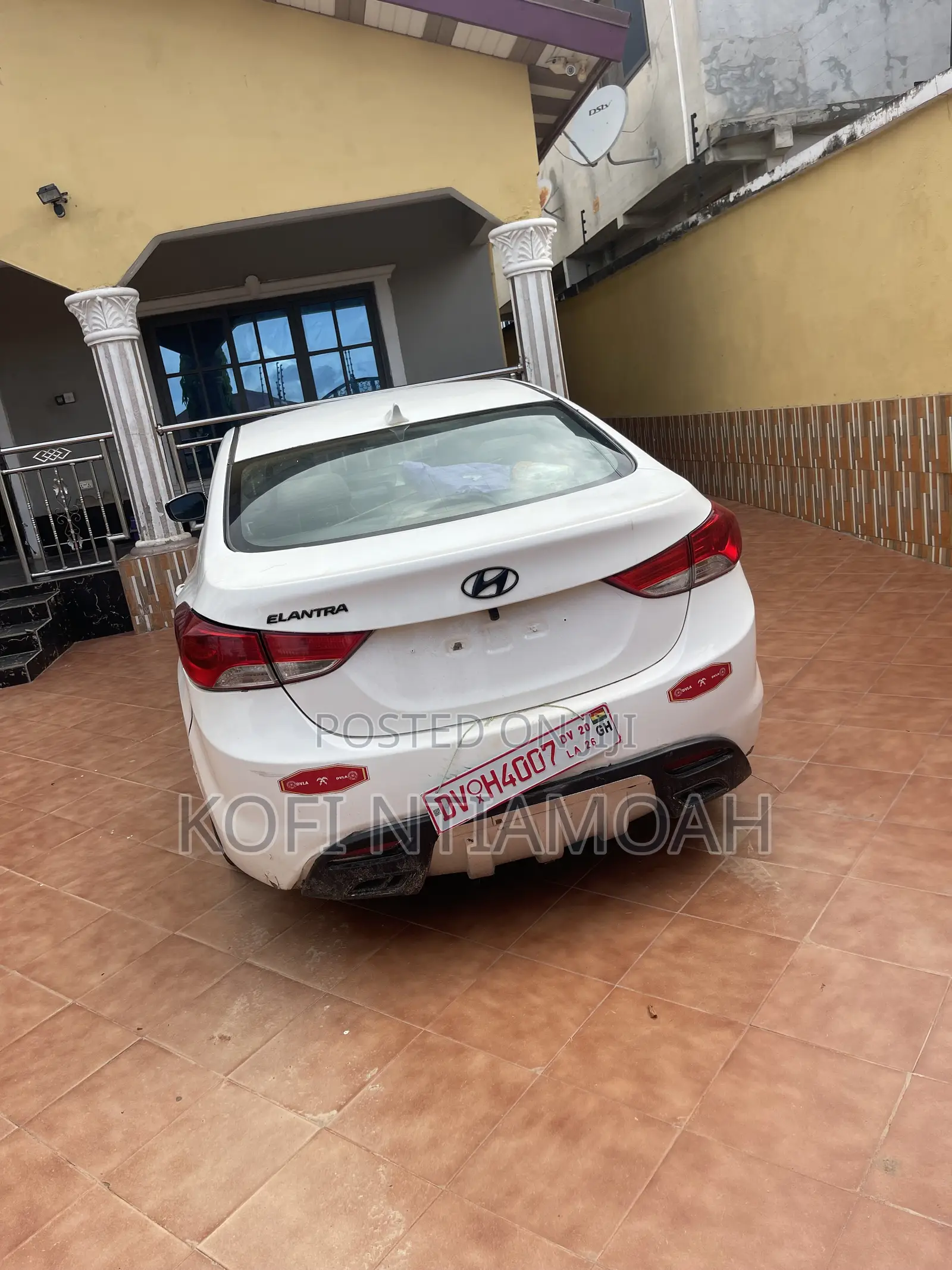 Hyundai Elantra GLS Sedan FWD (1.8L 4cyl 6M) 2013 White