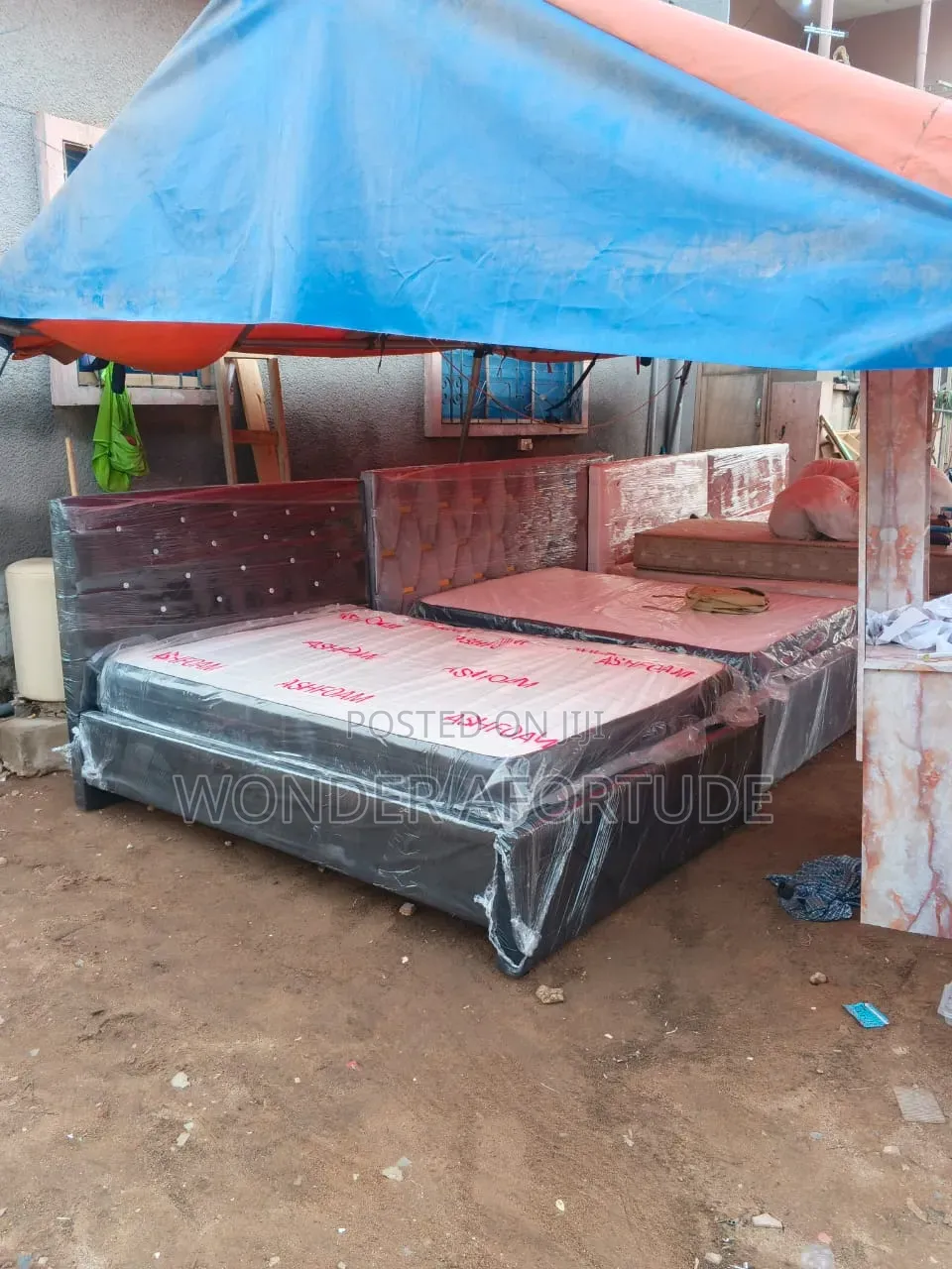 Double Bed Frame With Mattress