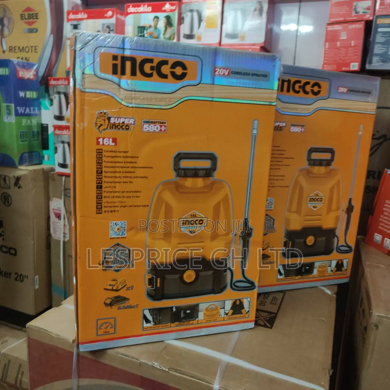 Magnificently Unique 20v Cordless 16l Knapsack Sprayer From Ingco