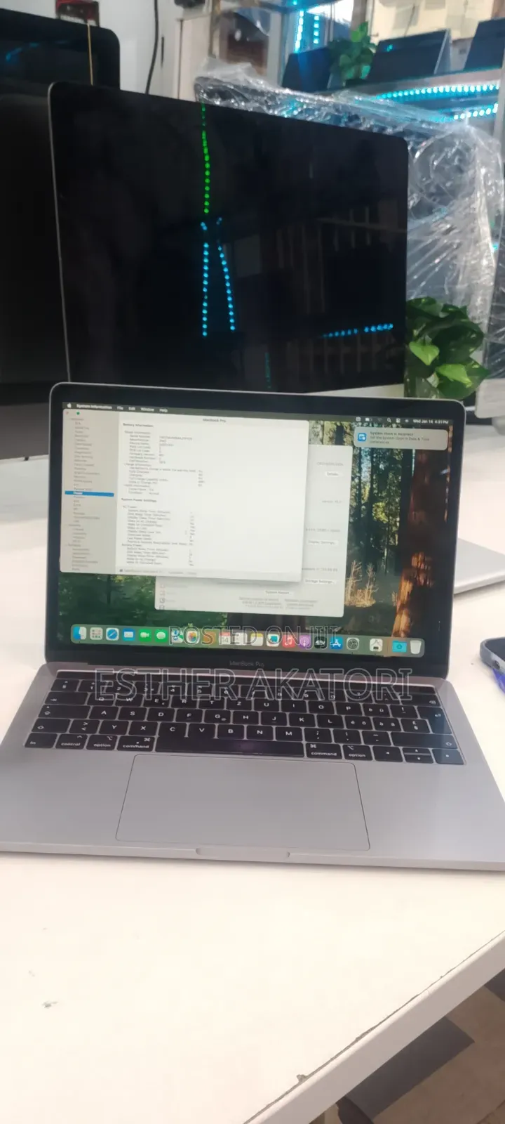Laptop Apple MacBook Pro 2019 16GB Intel Core i5 SSD 256GB