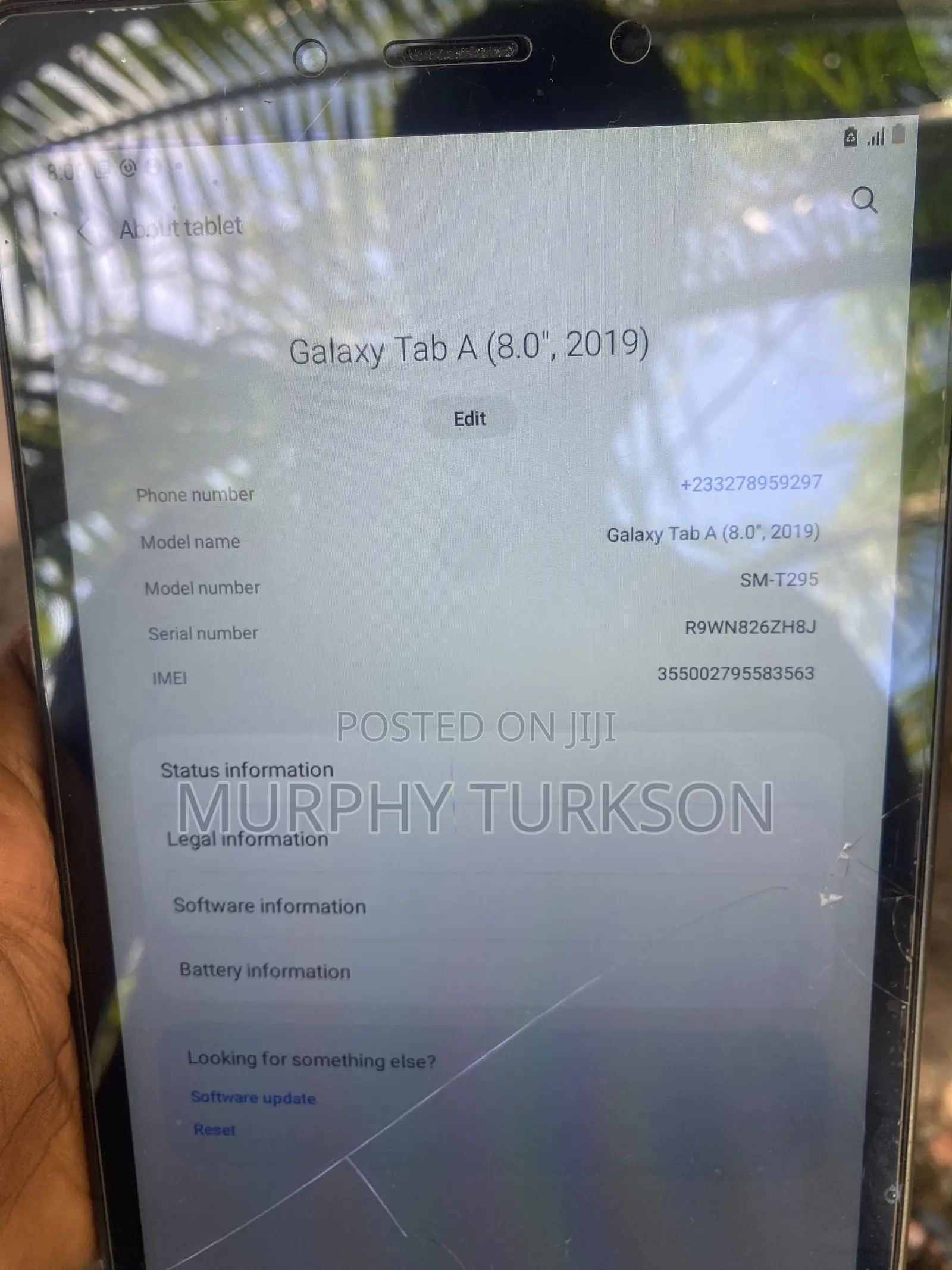 Samsung Galaxy Tab A 8.0 (2019) 32 GB Black