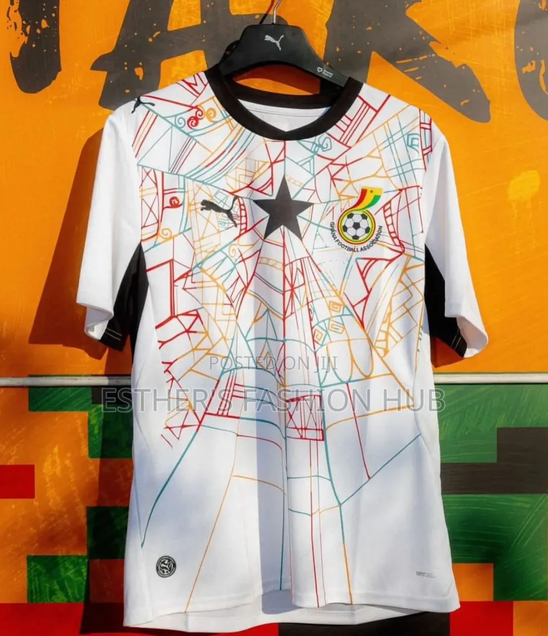 Ghana Home Jersey 2026 Spider ( Fan and Player's Version)
