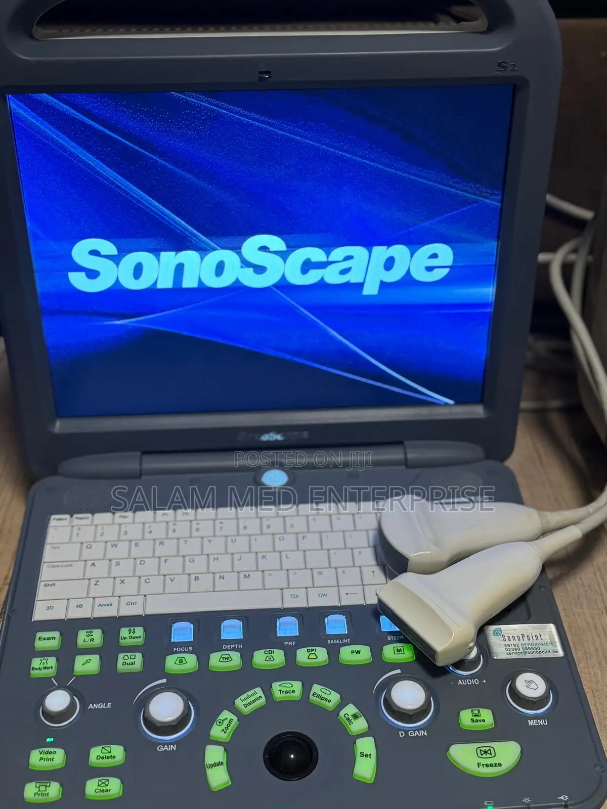Sonoscape S2 Color Doppler Mobile Ultrasound Machine