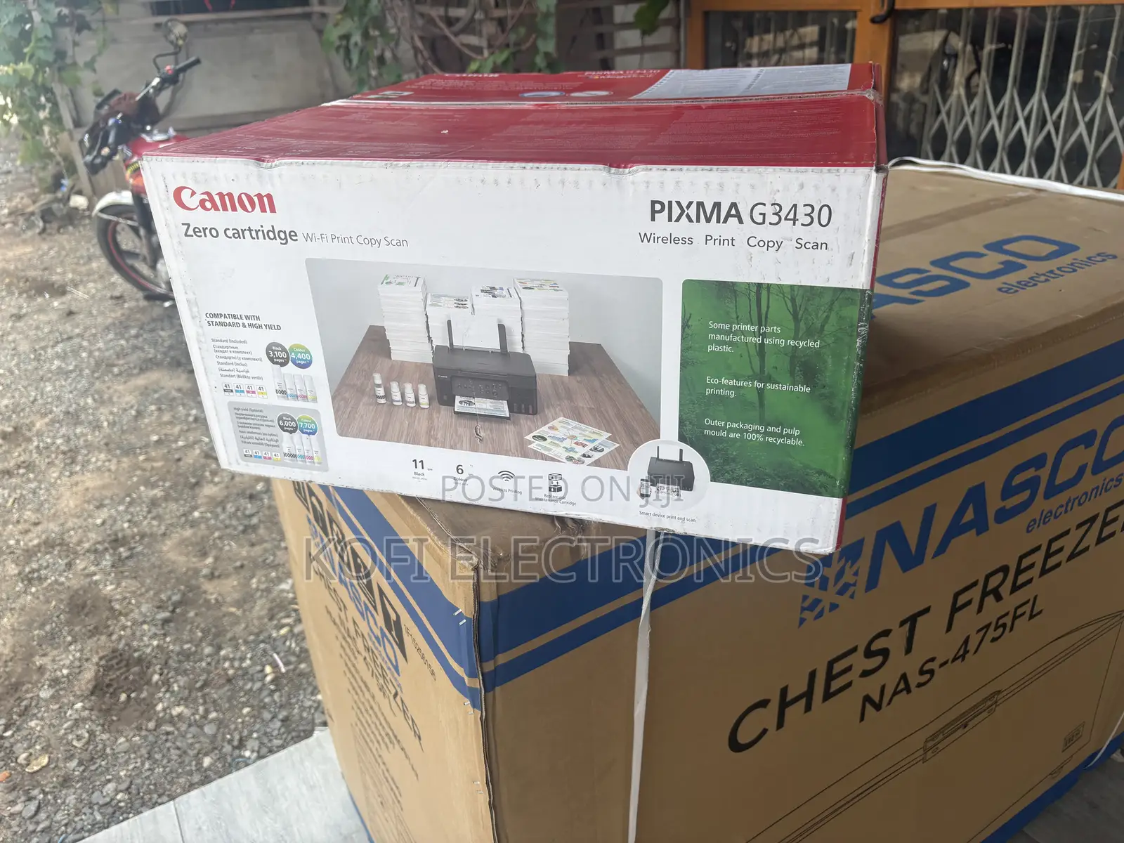 (Works Will All Major Computer Operations) Canon Pixma G3430 Printer