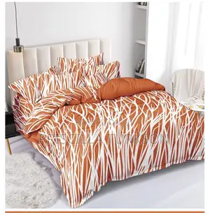 Orange Floral Sheet in Sizes.