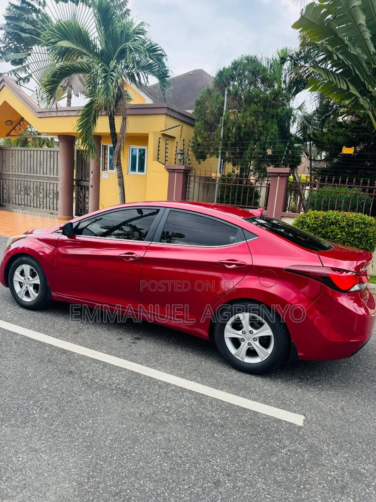 Hyundai Elantra SE 4dr Sedan (1.8L 4cyl 6M) 2015 Red