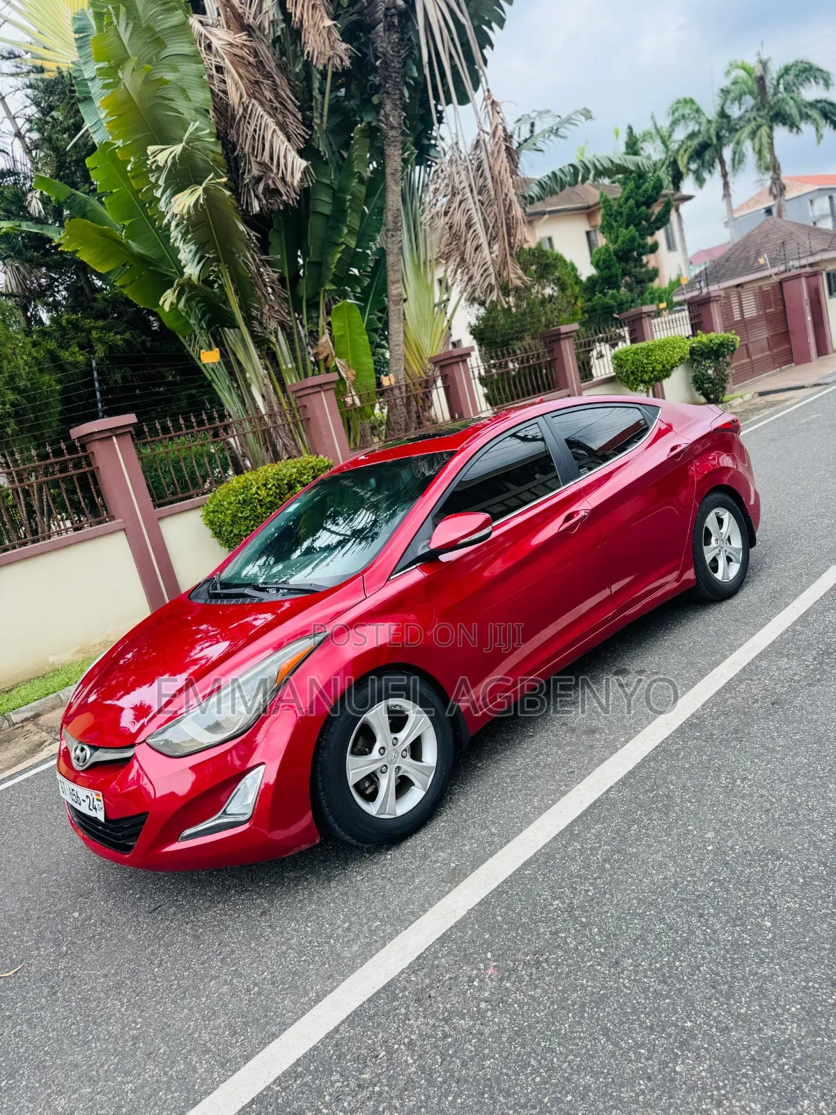 Hyundai Elantra SE 4dr Sedan (1.8L 4cyl 6M) 2015 Red