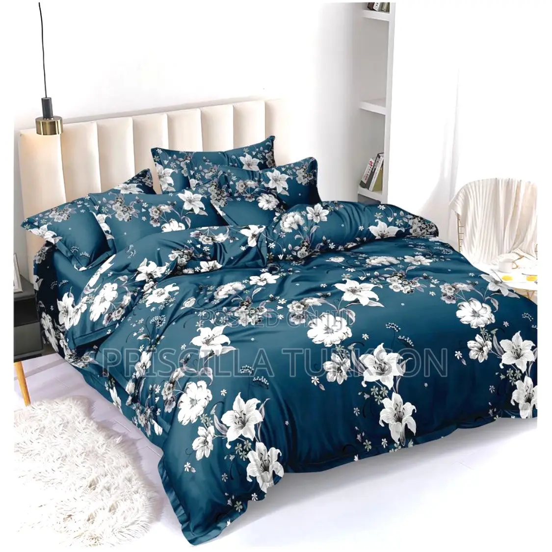 Green Cotton Bedsheet