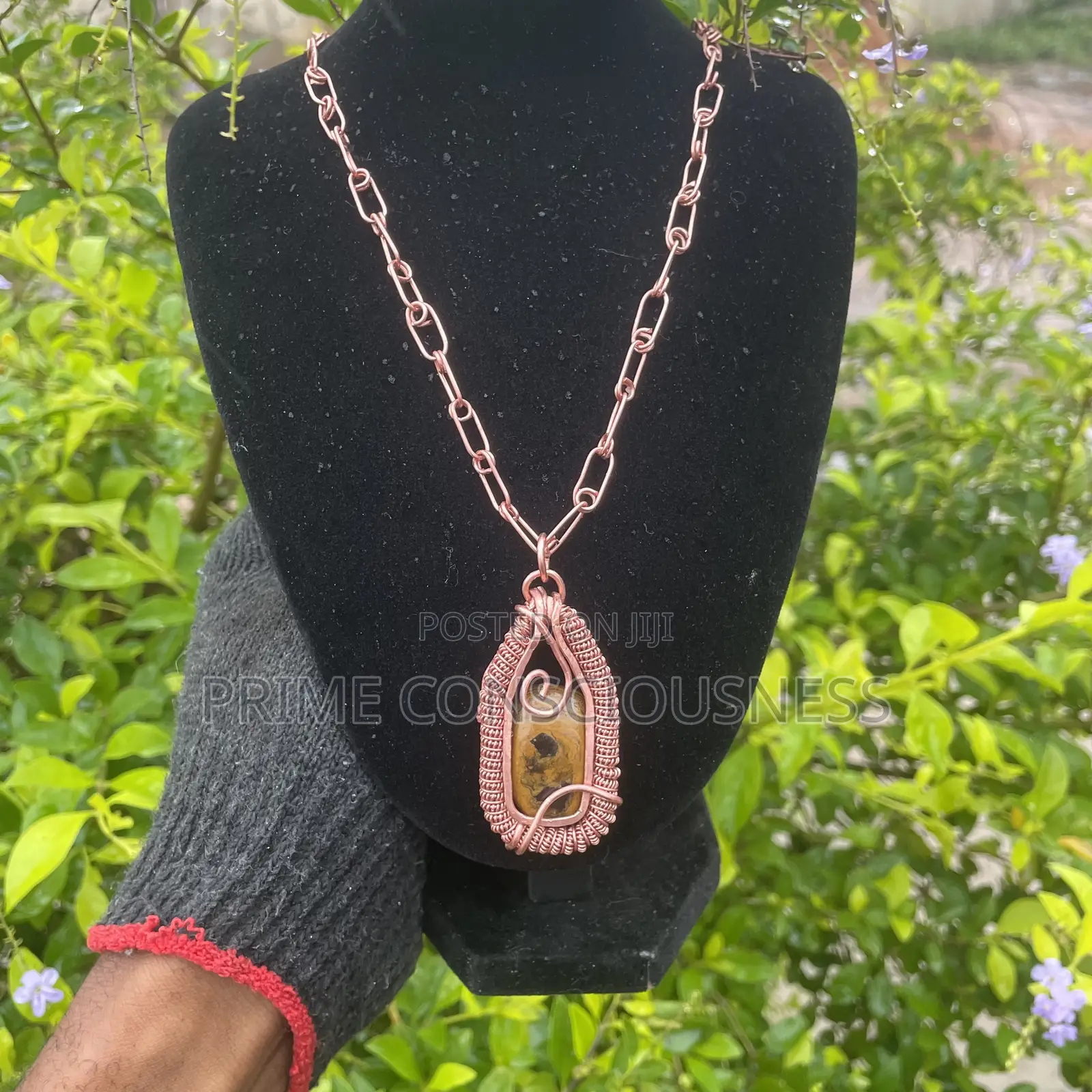 Tiger Eye Gemstone Healing Pendant