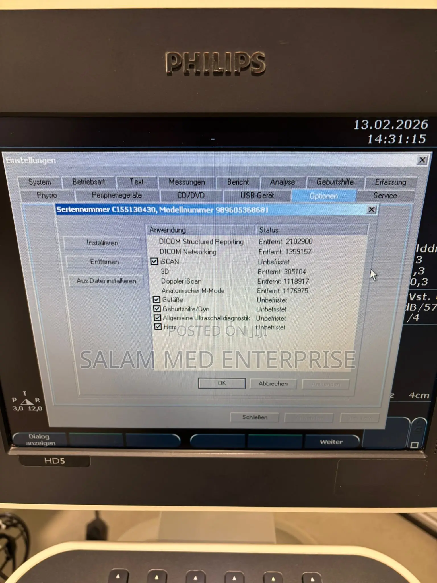 Philips Hd5 Ultrasound Scan Machine
