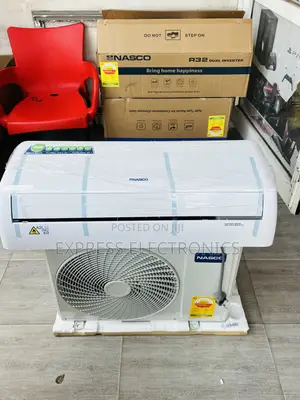 Ultra Sleek White Air Conditioner Inverter Nasco 2.Hp