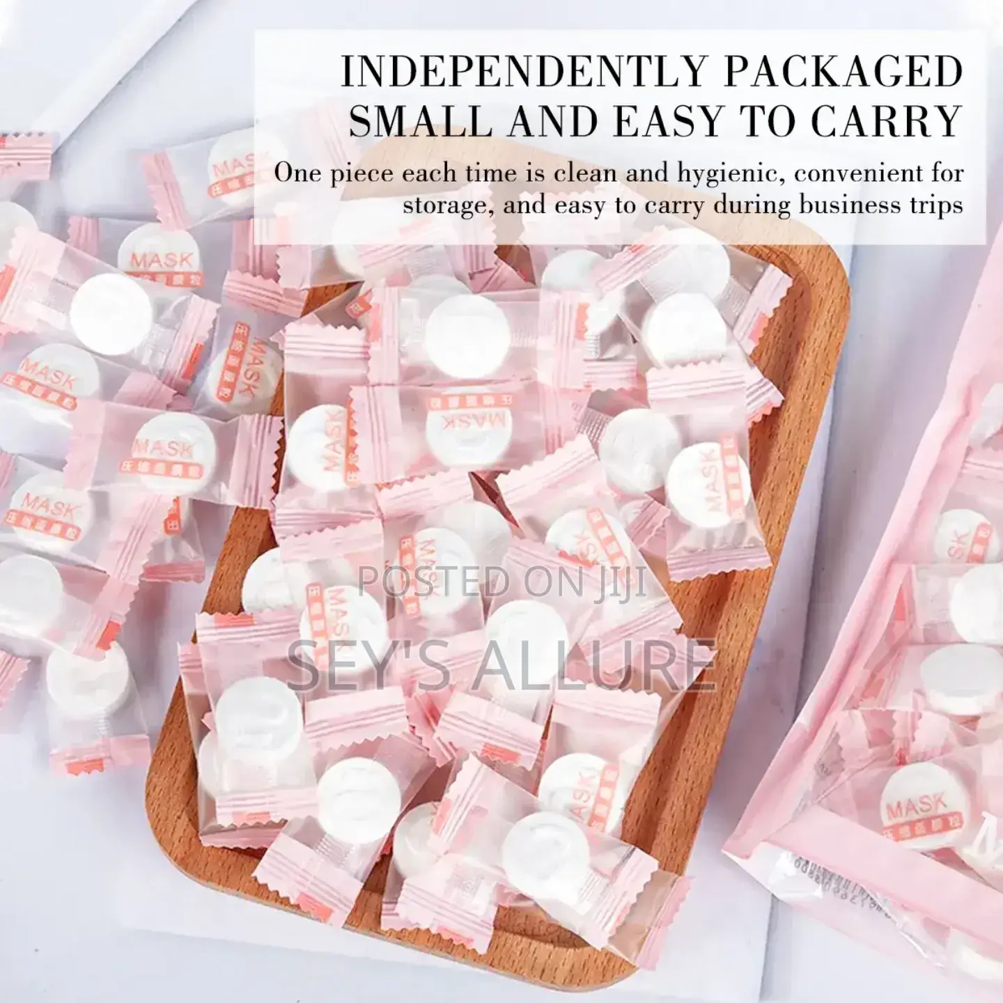 Compressed Face Mask Tissue