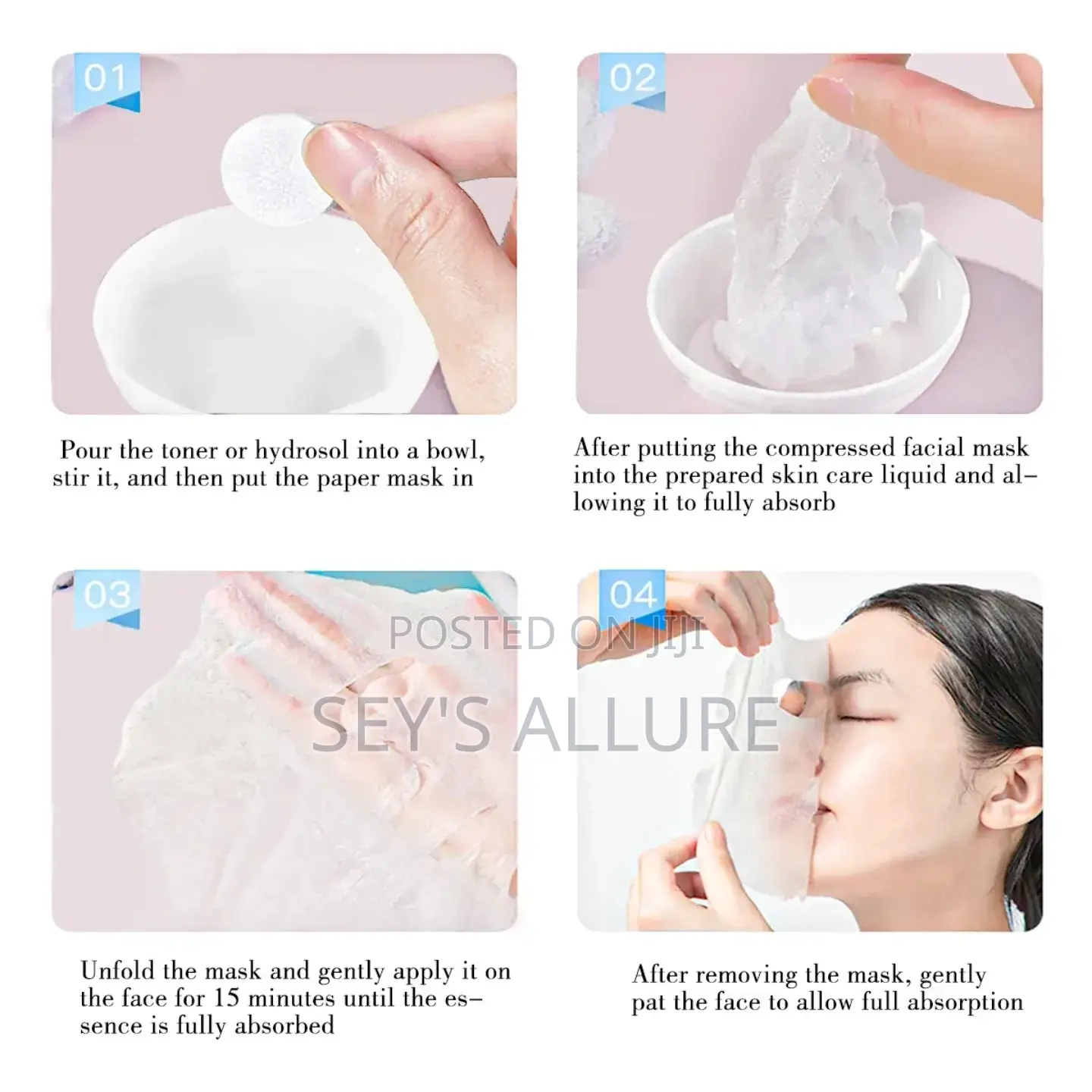 Compressed Face Mask Tissue