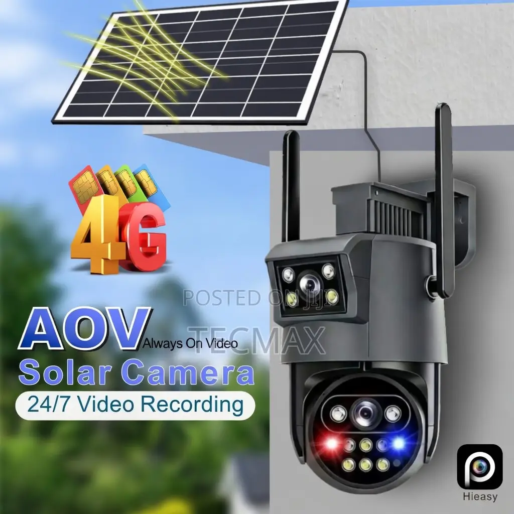 Dual Lens 4g Solar Camera-Hieasy
