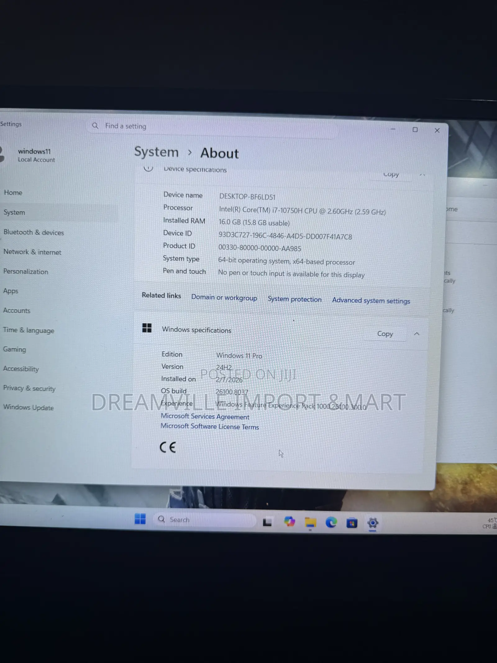 New Laptop HP Omen 15 16GB Intel Core i7 SSD 512GB