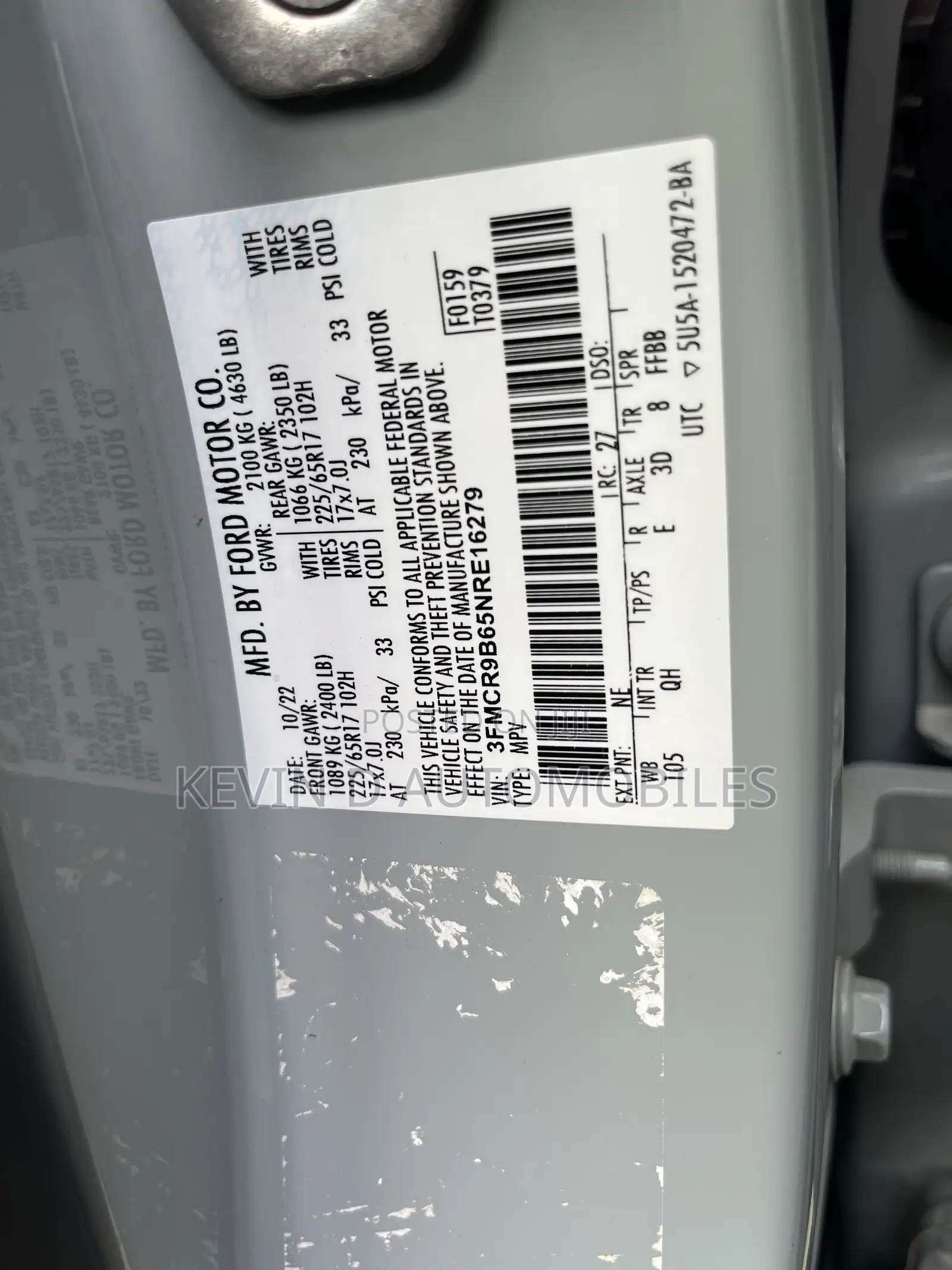 Ford Bronco Sport Base AWD 2023 Gray