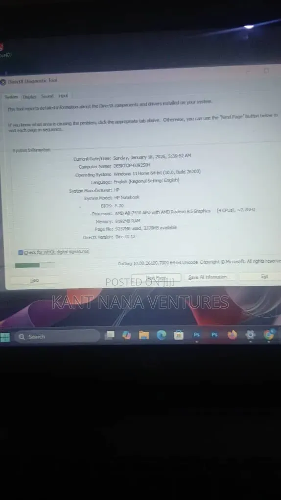 Laptop HP Stream Notebook 8GB AMD Ryzen 5 HDD+SSD 1T