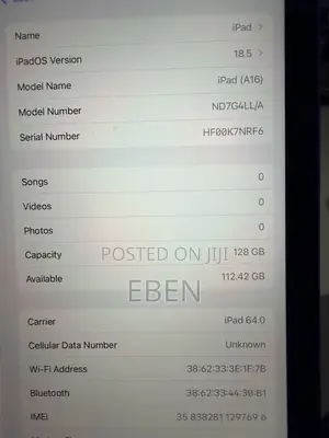 Apple iPad (2025) 128 GB Blue