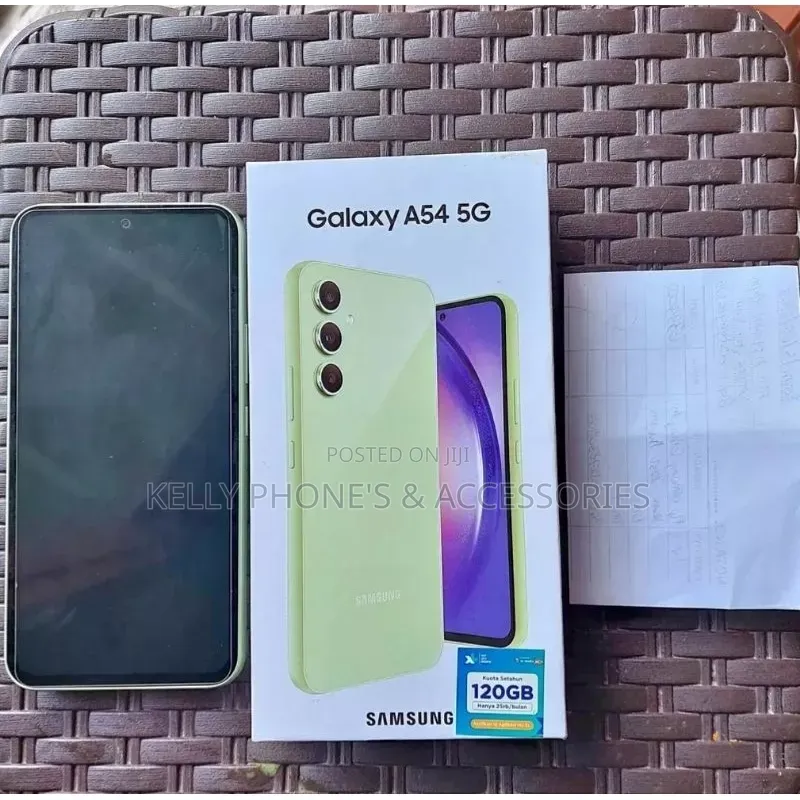 New Samsung Galaxy A54 5G 128 GB Yellow