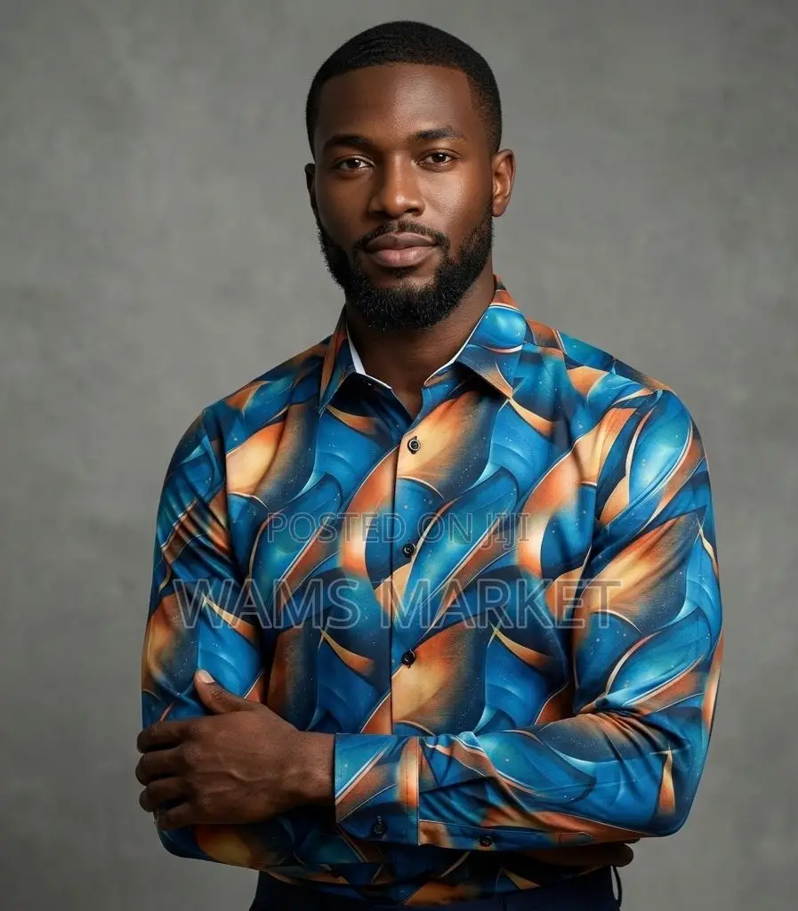 Vip Design Long Sleeved Shirts for Men