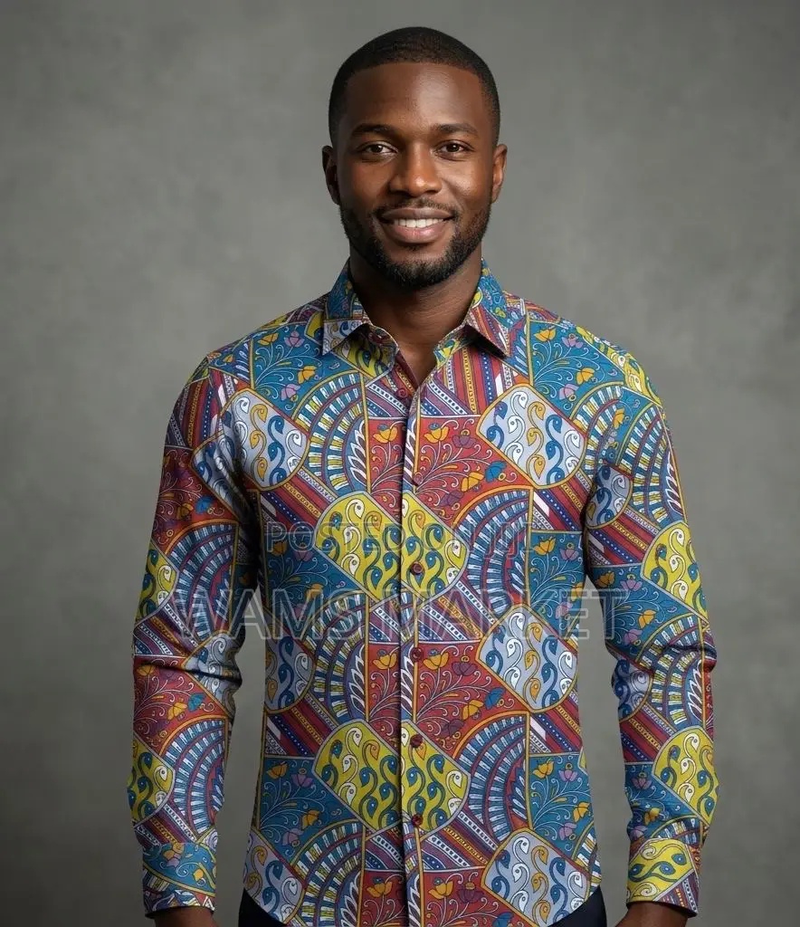 Vip Design Long Sleeved Shirts for Men