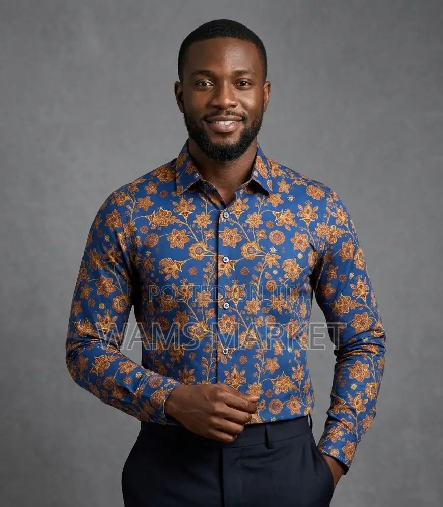 Vip Design Long Sleeved Shirts for Men
