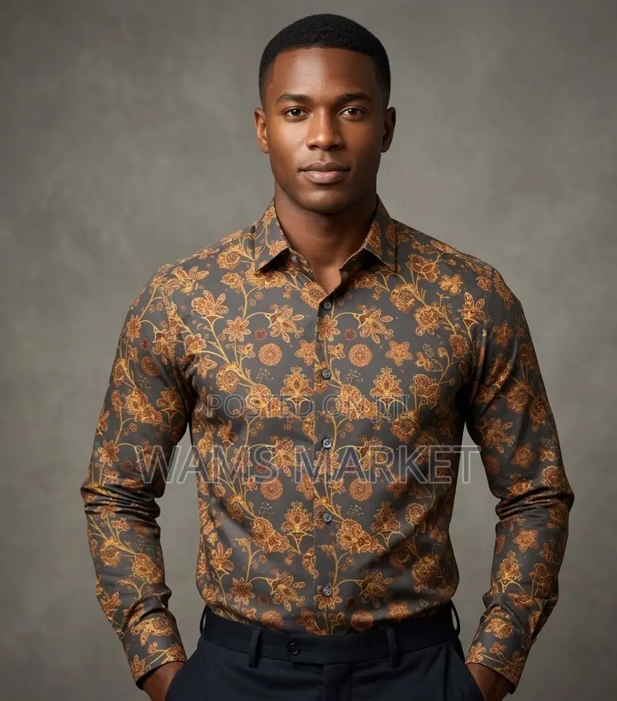 Vip Design Long Sleeved Shirts for Men