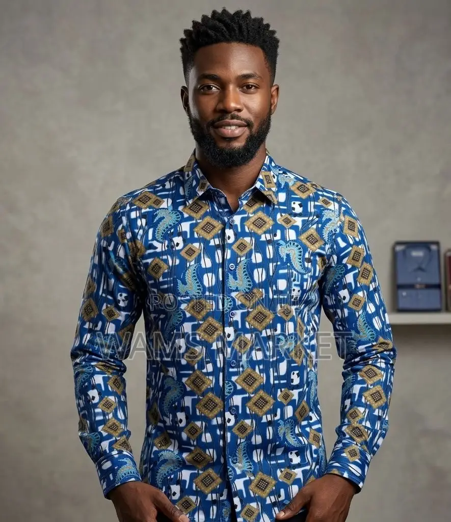 Vip Design Long Sleeved Shirts for Men