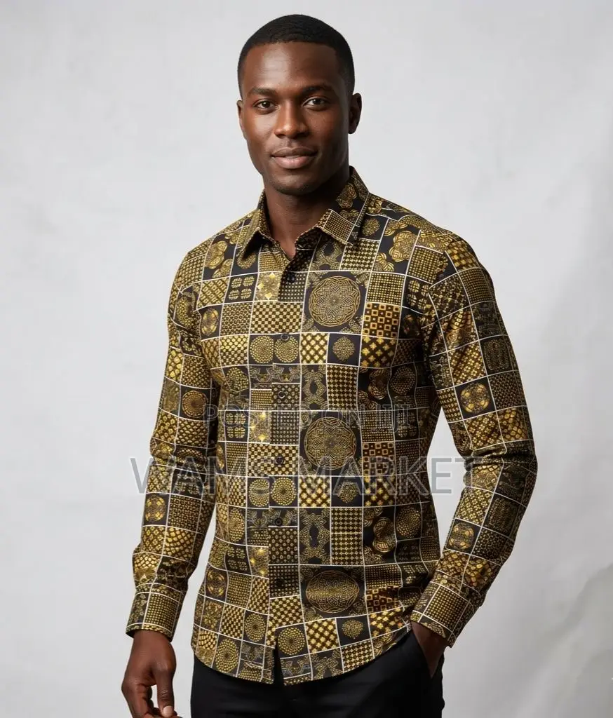 Vip Design Long Sleeved Shirts for Men