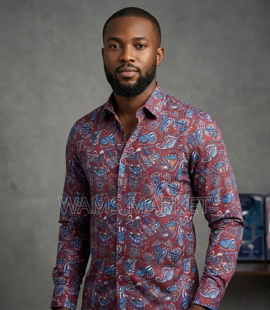 Vip Design Long Sleeved Shirts for Men