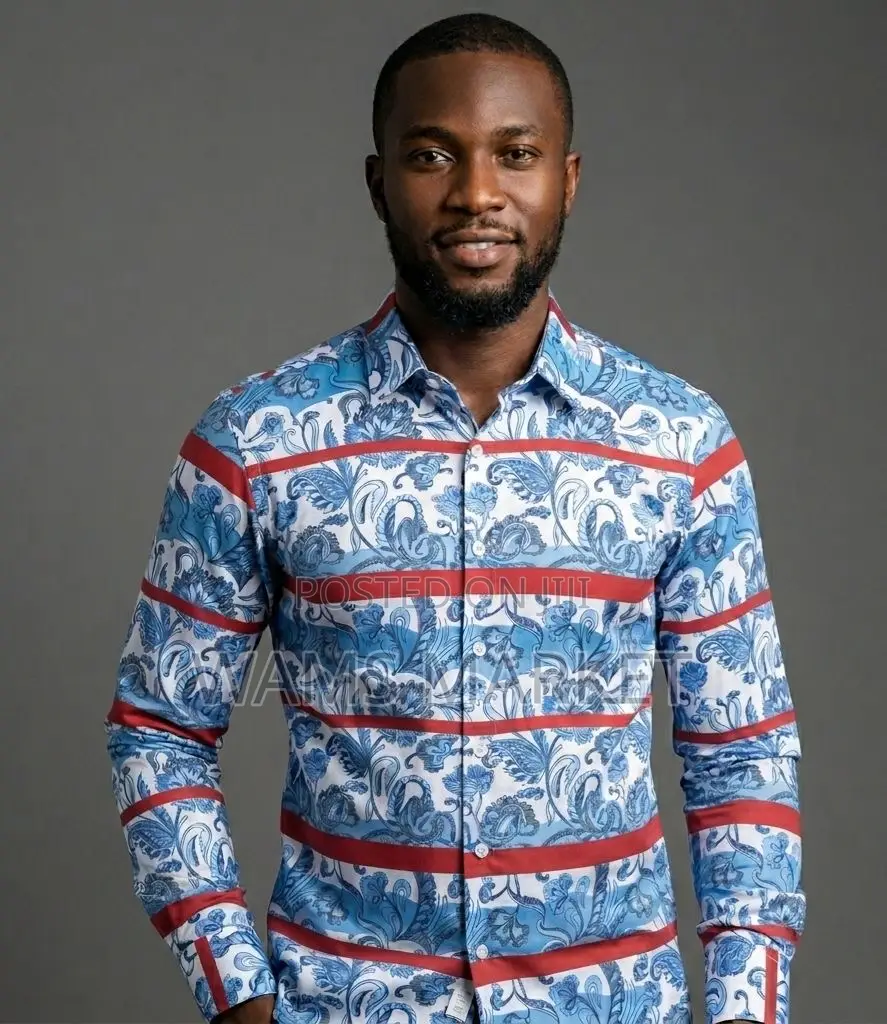 Vip Design Long Sleeved Shirts for Men