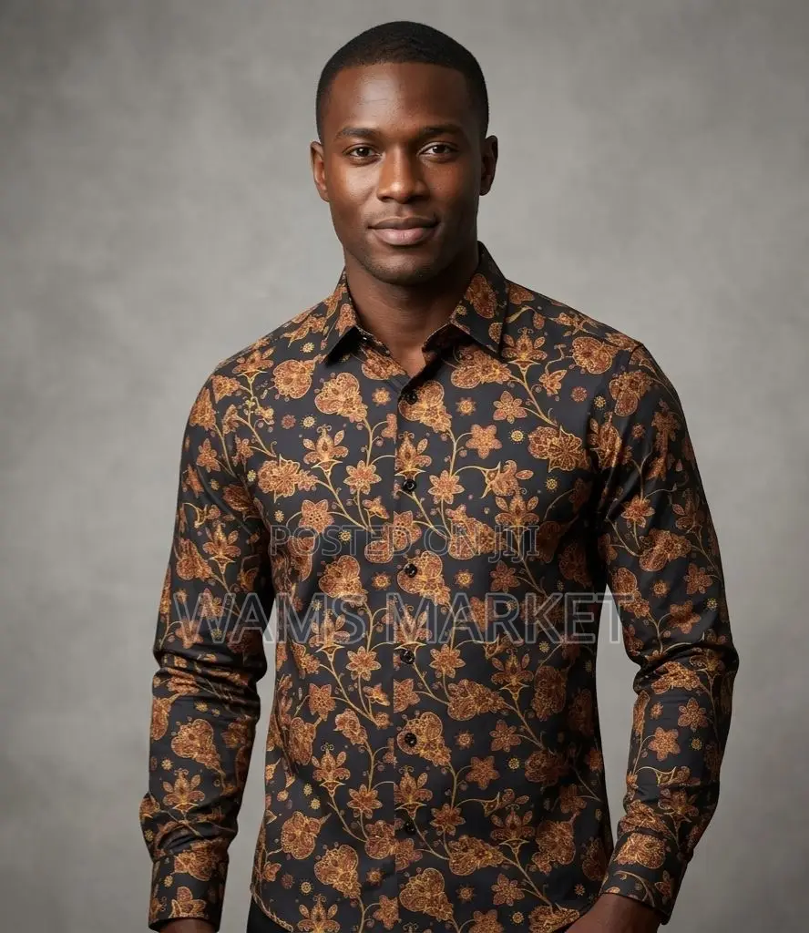 Vip Design Long Sleeved Shirts for Men