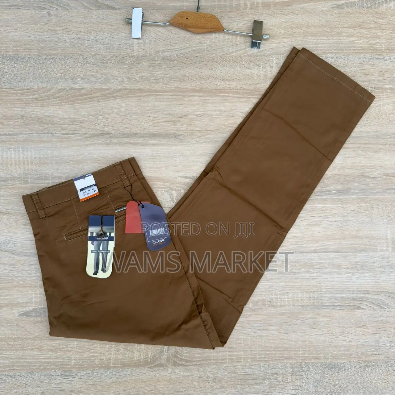 Delacruz Men’S Khaki Trousers
