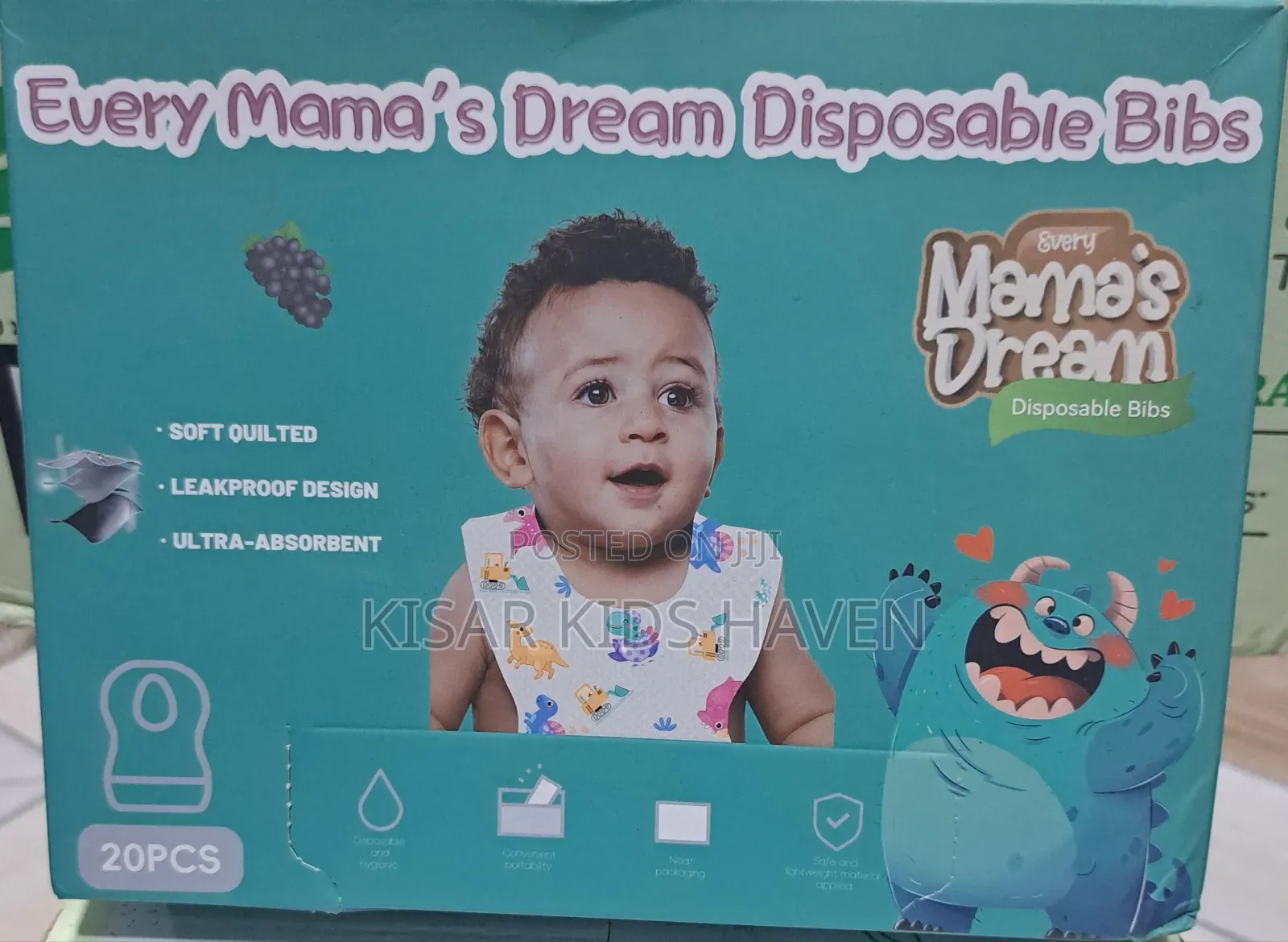 Disposable Bibs for Kids 0 to 2 Years