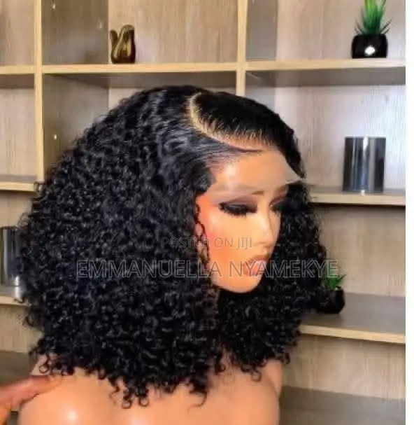 Piano Kinky Curly Human Hair Wig.