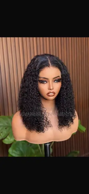 Piano Kinky Curly Human Hair Wig.