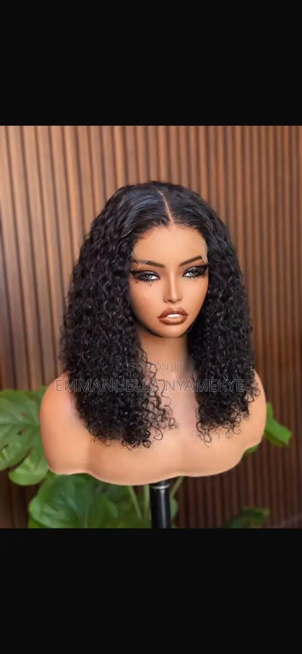 Piano Kinky Curly Human Hair Wig.