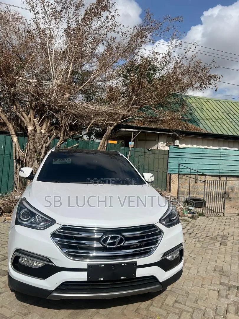 Hyundai Santa Fe 2017 White