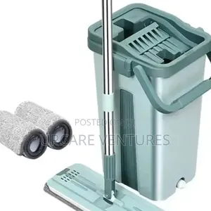 Magic Flat Microfiber Mop With It Wet and Dry Mop Bucket