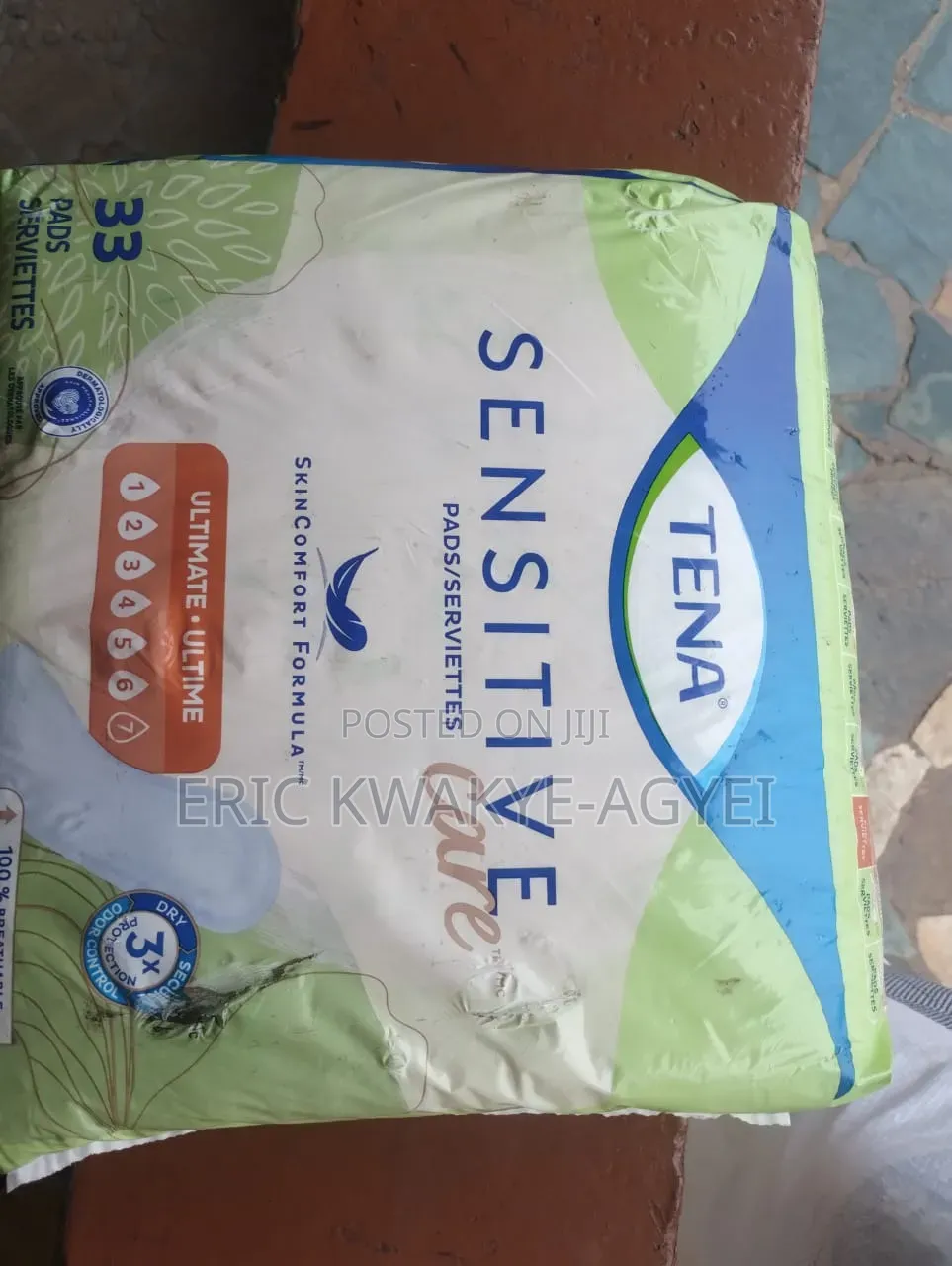 Tena Sensitive Care Ultimate Pads, Regular Length