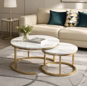 2 in 1 Marble Center Table