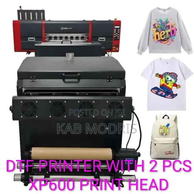 DTF Printer A2 With 2 PCS Xp600 Print Head