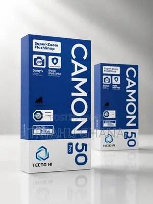 New Tecno Camon 50 Pro 256 GB Black