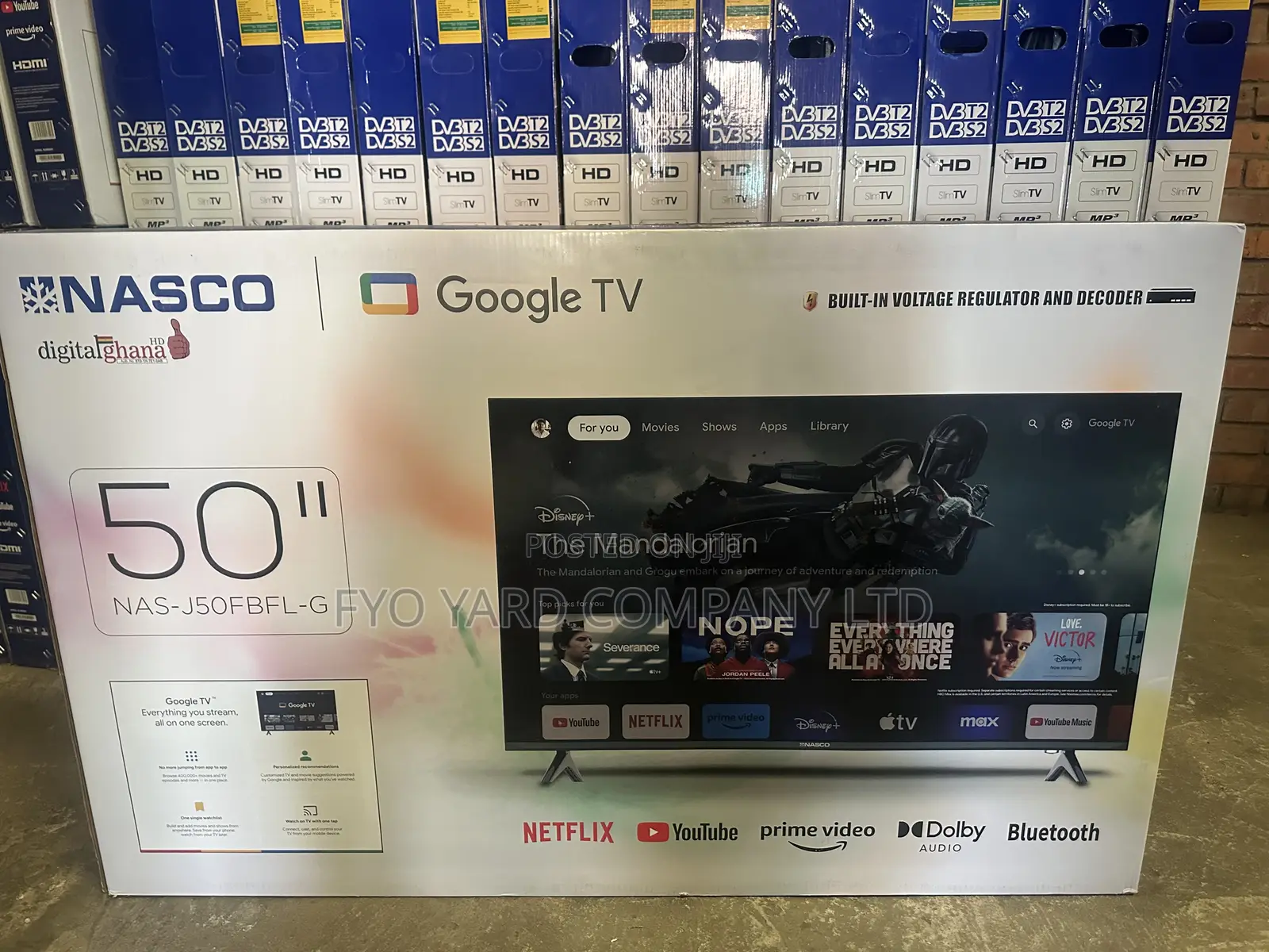 Latest Slim Design Nasco Smart 50inch Digital Andriod Led Tv