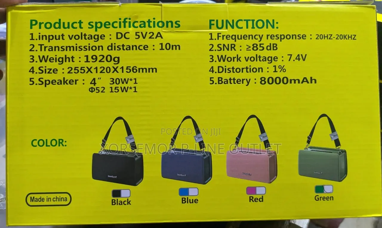 Boombest Bluetooth Speaker - Ln-711bt With Mic